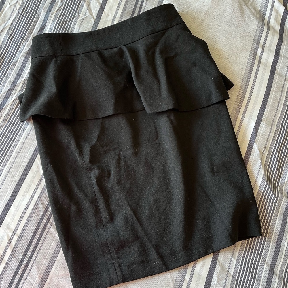 Zara Ruffle Pencil Skirt